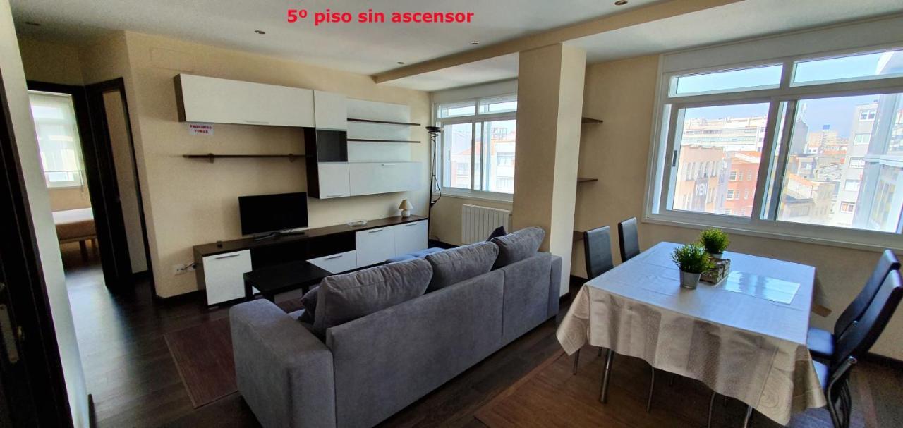 Coqueto Apartamento De 2 Habitaciones En Zona Estacion Tren 拉科鲁尼亚 外观 照片